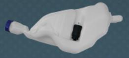 WINDSHIELD WIPER TANK W/ 24 V PUMP