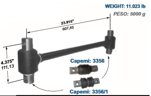 COMPLETE TORQUE ROD (SOLID )
