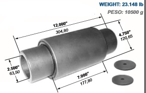 BEAM CENTER BUSHING - LOOSE PLUG
