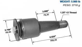 TORQUE ROD BUSHING FOR TRUCK SUSPENSION