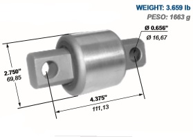 TORQUE ROD/ SWAY BAR BUSHING