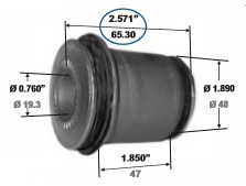 UPPER FRONT ARM BUSHING